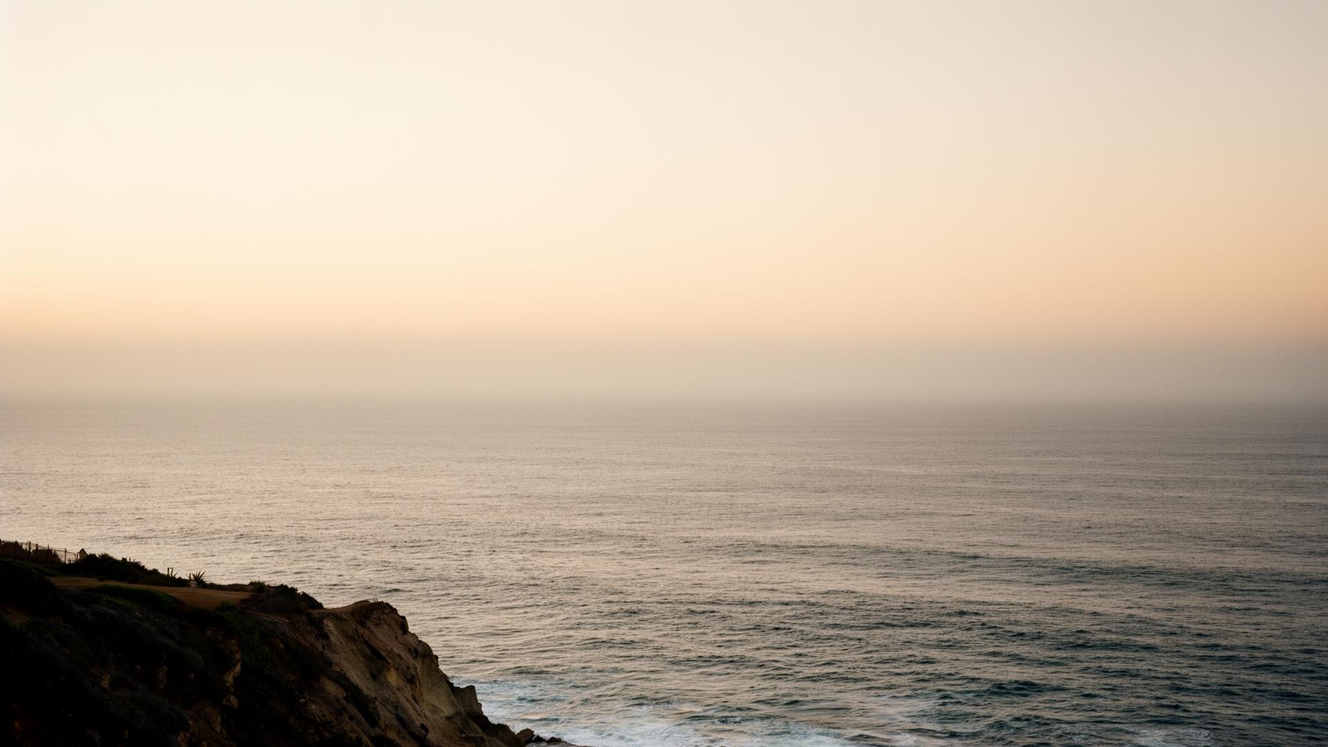 The Pacific at dusk